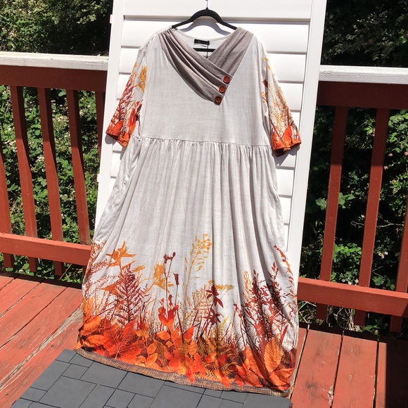NWT just fashion now maxi fall dress size 2XL - Picture 7 of 16